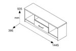 Έπιπλο τηλεόρασης OLYMPUS pakoworld χρώμα wenge 144x39x50,5εκ - Image 7