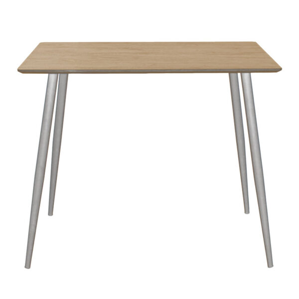 Τραπέζι Cuba pakoworld MDF sonoma-λευκό 70x70x75εκ - Image 2