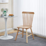 Καρέκλα Melia pakoworld rubberwood σε φυσική απόχρωση 45x51x87εκ - Image 2