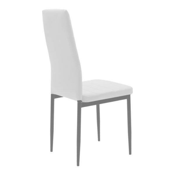 Τραπεζαρία Cuba-Parker pakoworld σετ 5τεμ sonoma-λευκό 120x80x75εκ - Image 3