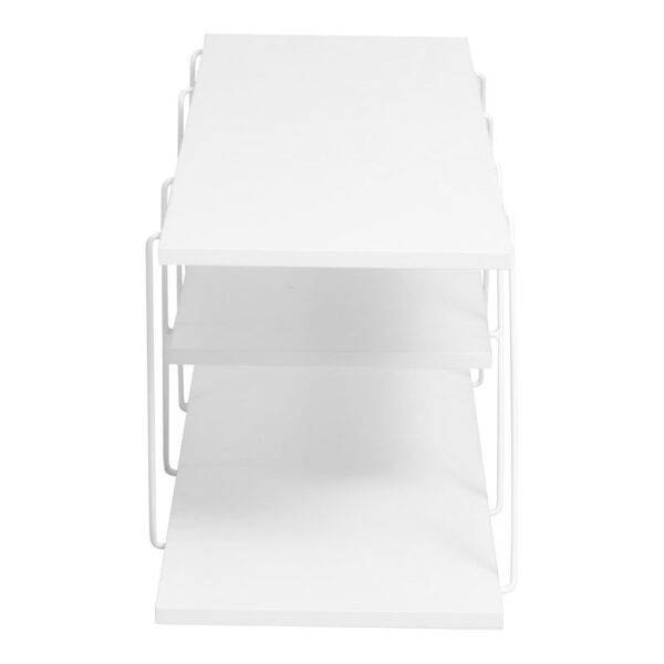 Έπιπλο τηλεόρασης Tars pakoworld λευκό 120x30x33εκ - Image 4