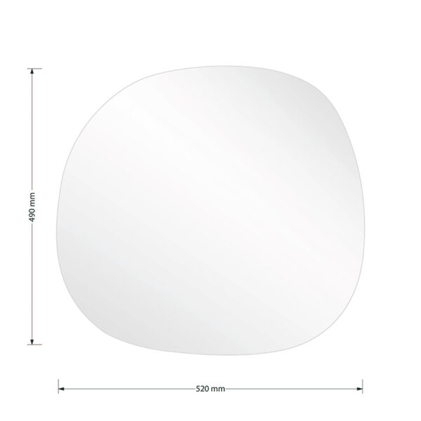 Καθρέπτης Frameless 1 pakoworld 49x1.2x52εκ - Image 3