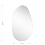 Καθρέπτης Frameless 2 pakoworld  50x1.2x85εκ - Image 3
