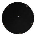 Καθρέπτης Specio pakoworld ξύλο σε μαύρη απόχρωση Φ60x4.5εκ - Image 4