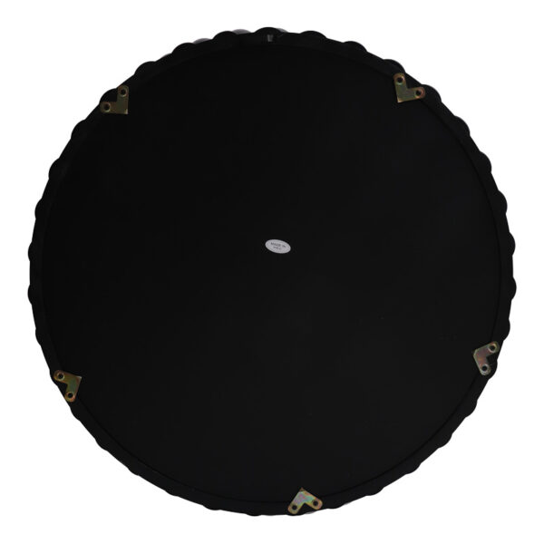 Καθρέπτης Specio pakoworld ξύλο σε μαύρη απόχρωση Φ60x4.5εκ - Image 4