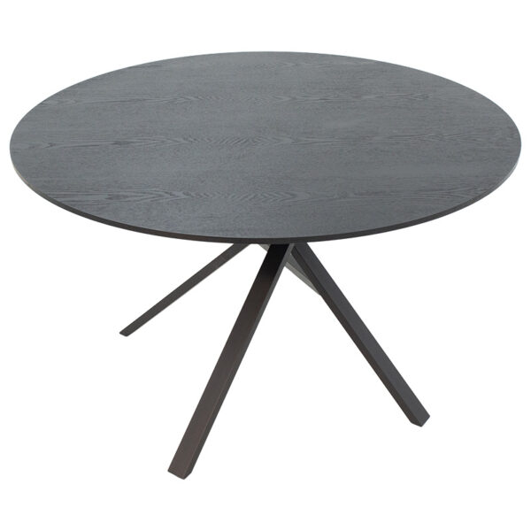 Tραπέζι Cerco pakoworld MDF μαύρο Φ120x75εκ - Image 3