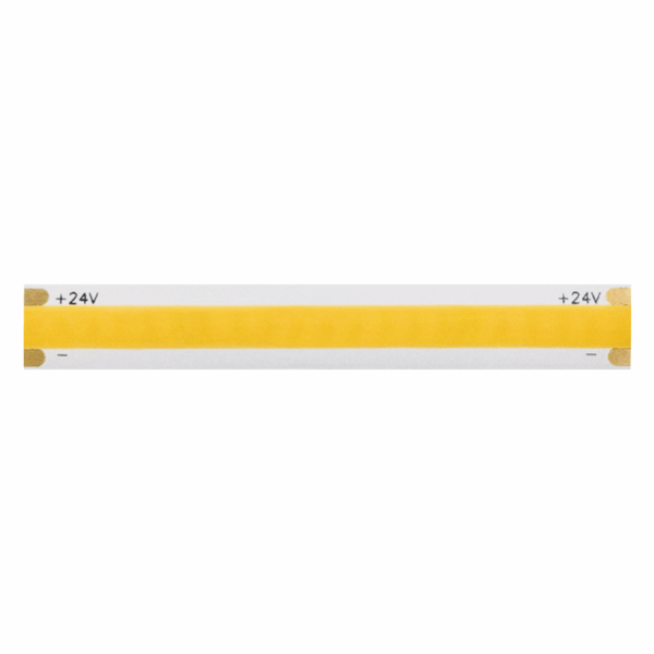 LED COB ΛΩΡΙΔΑ  24V DC 10W/M 4000K 1100LM/M IP66 SHRINK TUBE 8mm Ra90 480LEDS/M 5M REEL 5YRS