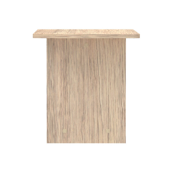 Τραπέζι Kumba pakoworld σε oak απόχρωση 80x40x42εκ - Image 4