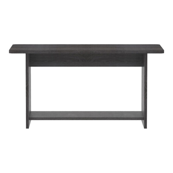 Τραπέζι Kumba pakoworld σε ανθρακί-wenge απόχρωση 80x40x42εκ - Image 3