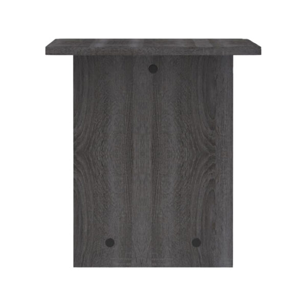 Τραπέζι Kumba pakoworld σε ανθρακί-wenge απόχρωση 80x40x42εκ - Image 4