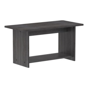 Τραπέζι Kumba pakoworld σε ανθρακί-wenge απόχρωση 80x40x42εκ