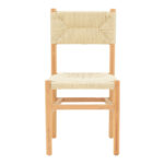 Καρέκλα Oarvine pakoworld φυσικό rubberwood-φυσικό σχοινί 46x52x88εκ - Image 4