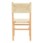 Καρέκλα Oarvine pakoworld φυσικό rubberwood-φυσικό σχοινί 46x52x88εκ - Image 5