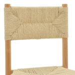 Καρέκλα Oarvine pakoworld φυσικό rubberwood-φυσικό σχοινί 46x52x88εκ - Image 6