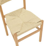 Καρέκλα Oarvine pakoworld φυσικό rubberwood-φυσικό σχοινί 46x52x88εκ - Image 7