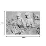 Πίνακας σε καμβά Parote Ι Inart 100x3x70εκ - Image 2