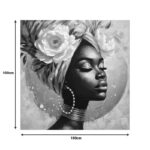 Πίνακας σε καμβά Giara Inart 100x3x100εκ - Image 2