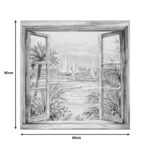 Πίνακας σε καμβά Deive Inart 80x3x80εκ - Image 2