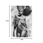 Πίνακας σε καμβά Georgina I Inart 80x3x120εκ - Image 2
