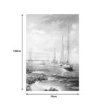 Πίνακας σε καμβά Sailsy Inart 70x3x100εκ - Image 2