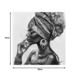 Πίνακας σε καμβά Jalo Ι Inart με πλαίσιο 80x3.5x80εκ - Image 2