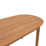 Τραπέζι Skyl pakoworld teak ξύλο σε φυσική απόχρωση 190x90x75εκ - Image 3