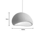 Φωτιστικό οροφής Zulcere IΙ pakoworld ανοιχτό γκρι ps Φ30x18εκ - Image 2
