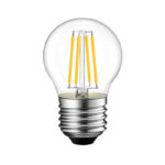 Λαμπτήρας LED G45 Bulb pakoworld 6W 2700K E27 clear