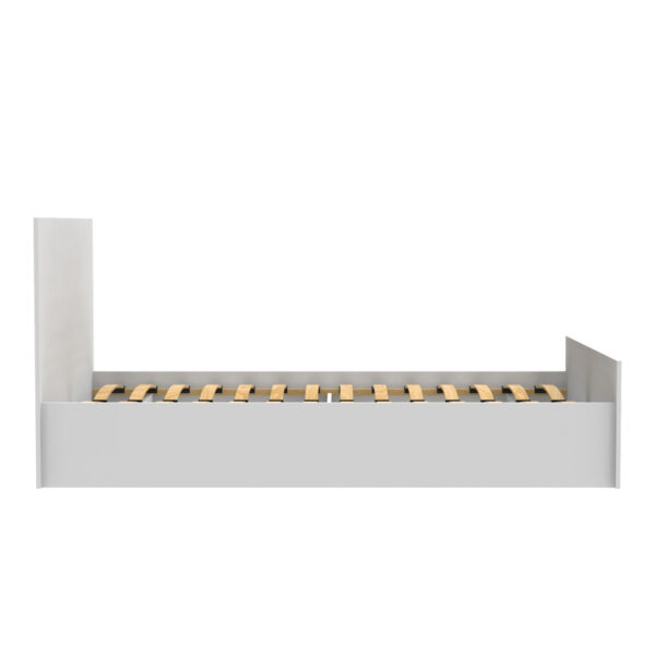 Κρεβάτι διπλό Toscana pakoworld σε λευκή απόχρωση 160x200εκ - Image 2