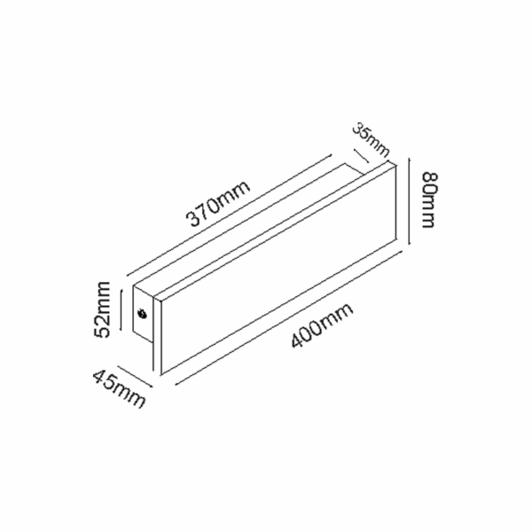 ^ΕΠΙΤΟΙΧΟ ΓΡΑΜΜΙΚΟ ΦΩΤΙΣΤΙΚΟ LED SMD 12W 760LM 230V AC 3000K RA80 IP65 30.000HRS ΛΕΥΚΟ ΤΣΙΜΕΝΤΟ - Image 2