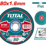 TOTAL ΔΙΣΚΟΣ ΚΟΠΗΣ ΙΣΙΟΣ ΙΝΟΧ / ΜΕΤΑΛΛΟΥ 180 Χ 1.6mm (TAC2161801)