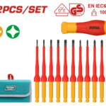 TOTAL ΣΕΤ ΚΑΤΣΑΒΙΔΙΑ ΕΝΑΛΛΑΓΗΣ 1000V VDE 12ΤΕΜ (THKISD1201)