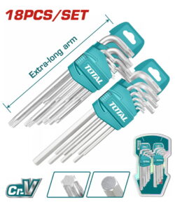 TOTAL ΣΕΤ ΑΛΛΕΝ  + TORX 18ΤΕΜ (THT106KT0181)
