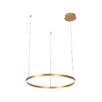 Inlight Κρεμαστό φωτιστικό LED 36W 3CCT (by switch on base) D:80cm (6095-AB-Silver) - Image 5