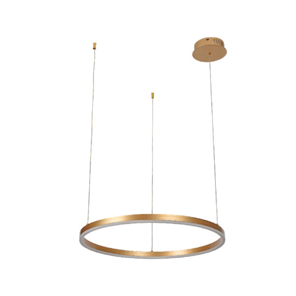Inlight Κρεμαστό φωτιστικό LED 36W 3CCT (by switch on base) D:80cm (6095-AB-Silver) - Image 3