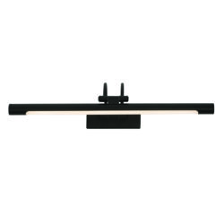 InLight Επιτοίχιο φωτιστικό LED 8W 3000K από μαύρο μέταλλο και ακρυλικό D:45cm (1044-Β-Μαύρο)