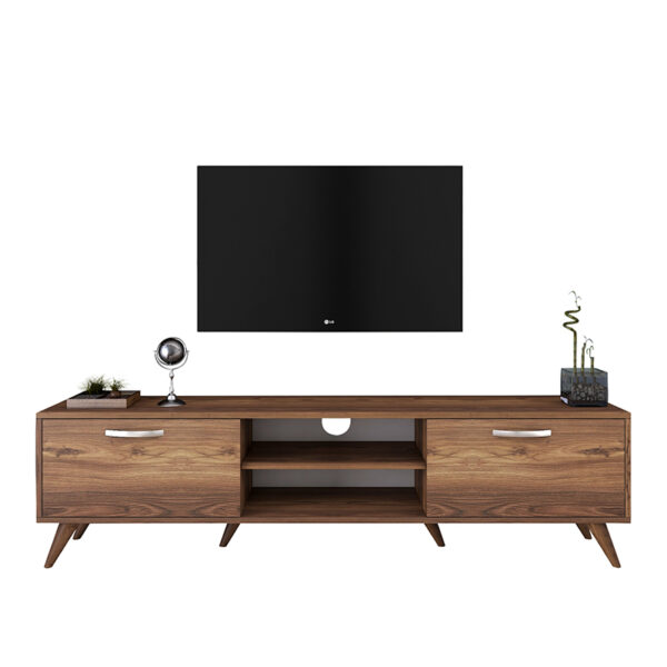 Έπιπλο τηλεόρασης Sabian pakoworld καρυδί 180x35x48,5εκ - Image 5