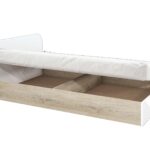 Κρεβάτι μπαούλο ημίδιπλο 1212011 Σόνομα Λευκό