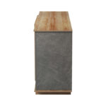 Μπουφές Zafore  pakoworld σε oak-γκρι μαρμάρου 180x45x80εκ - Image 5