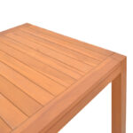 Τραπέζι Vocaly pakoworld teak ξύλο σε φυσική απόχρωση 200x100x75εκ - Image 3