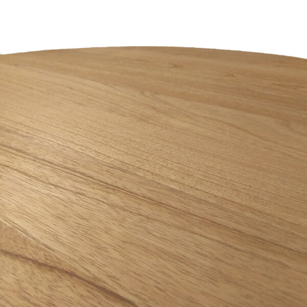Τραπέζι μπαρ Kenda pakoworld mindi ξύλο σε φυσική απόχρωση Φ60x90εκ - Image 3