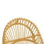 Πολυθρόνα Tromso paakoworld pe rattan σε φυσική απόχρωση με εκρού χρώμα μαξιλάρι 80x85x98εκ - Image 5