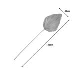 Διακοσμητικό φύλλο Walsy Inart palm leaf σε φυσική απόχρωση Υ135 εκ - Image 3