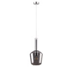Inlight Κρεμαστό φωτιστικό από φιμέ γυαλί 1XE27 D:18x36cm (4079) - Image 2