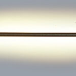 InLight Επιτοίχιο φωτιστικό LED 7W 3000K από μαύρο μέταλλο D:60cm (43014-Black)