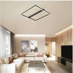 Inlight Πλαφονιέρα οροφής LED 35W 3CCT σε μαύρη απόχρωση D:50x50cm (6110) - Image 3