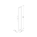 it-Lighting Folsom LED 10W 3000K Outdoor Wall Lamp Black D:45x80x600 mm (80205811) - Image 2
