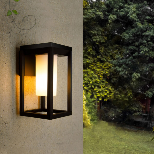 it-Lighting Annie Outdoor Wall Lamp Black 1xE27 D:150x160x270mm (80206114) - Image 3