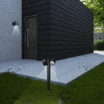 it-Lighting Canyon 1xGU10 Outdoor Wall Lamp Black D:100x105x135mm (80206214) - Image 3