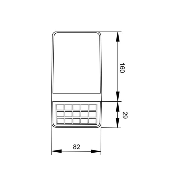 it-Lighting Annecy LED 2W 2700K | 6500K Solar Outdoor Wall Lamp Black D:160x82x29 mm (80206910S) - Image 2